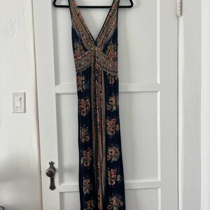 90’s Whimsigoth Boho Maxi Dress Size S